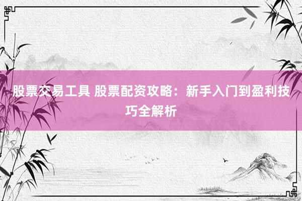 股票交易工具 股票配资攻略：新手入门到盈利技巧全解析