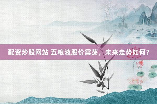 配资炒股网站 五粮液股价震荡，未来走势如何？